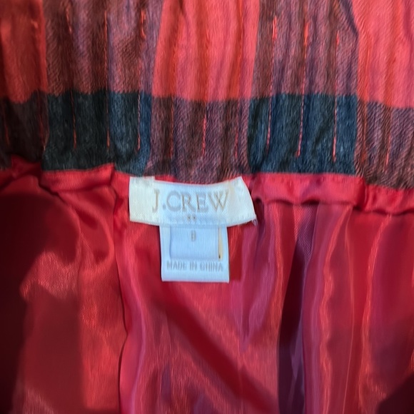 JCrew Buffalo check skirt size 8 NWOT - Picture 5 of 5